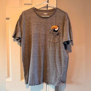 Toucan Embroidered Women’s Grey Tee